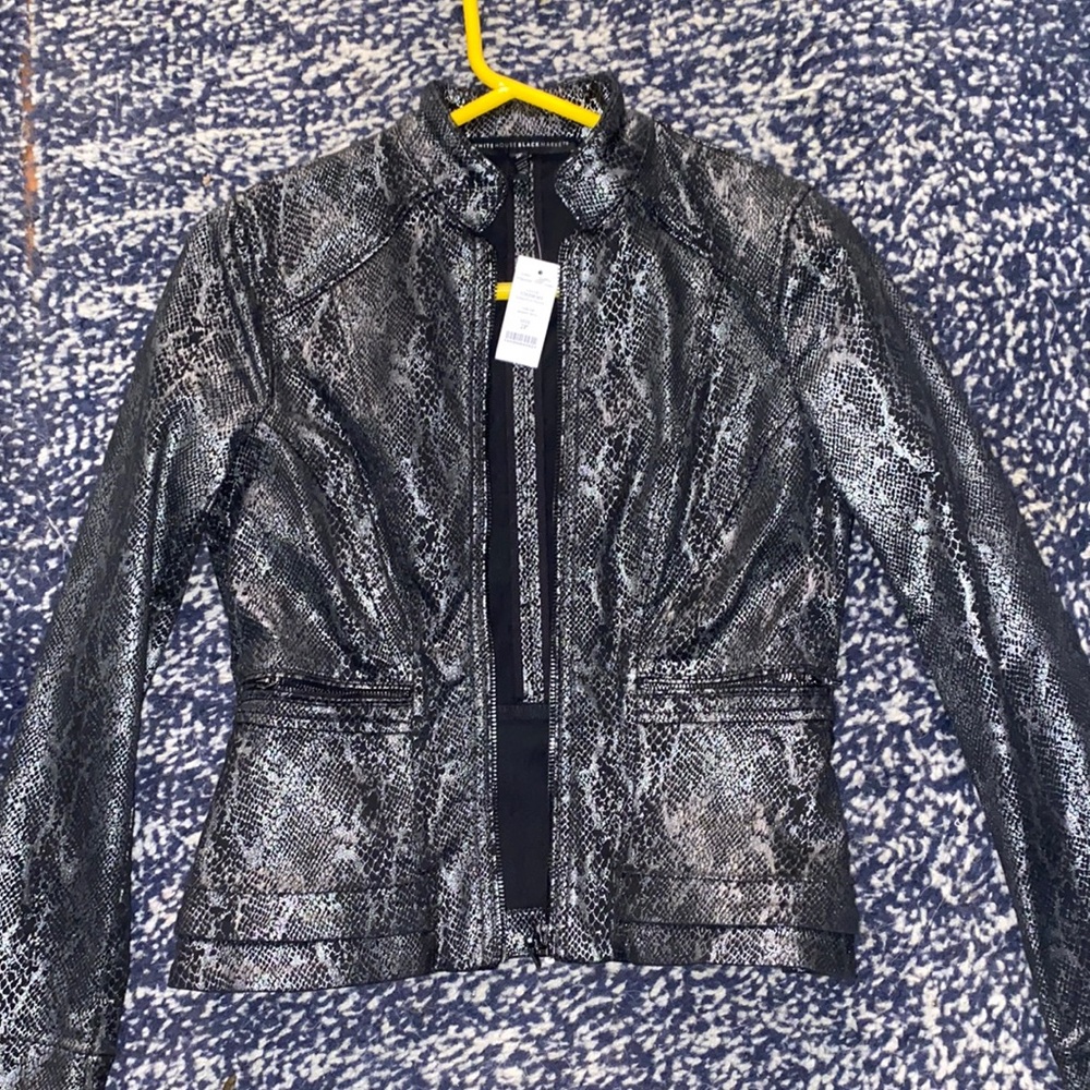 Brand new, never worn before White House Black leather jacket. Great condition
